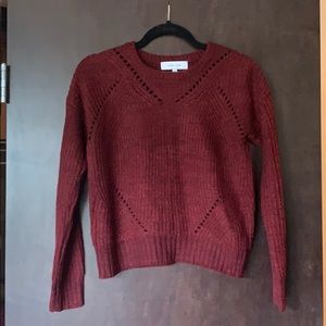 Deep Red Sweater (John + Jen)